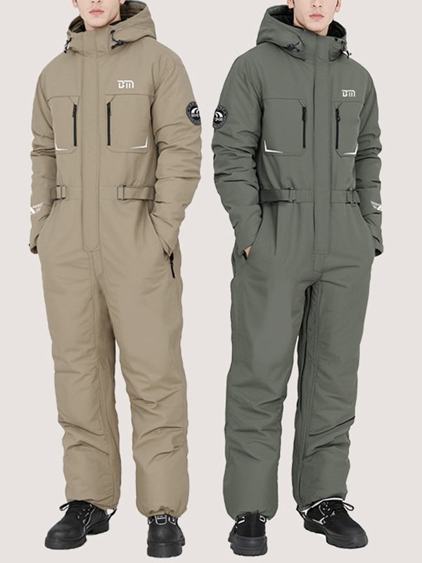 High-Viz Thermal Motorcycle Suit - 10K Waterproof & Full Zip