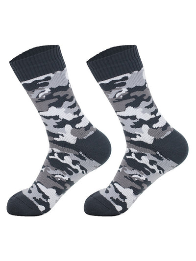 Men's Camo Waterproof Outdoor Ski Waterproof Mid Tube Waterproof Socks