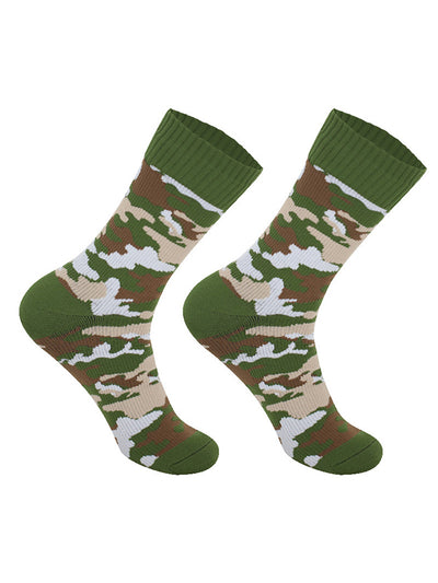 Men's Camo Waterproof Outdoor Ski Waterproof Mid Tube Waterproof Socks