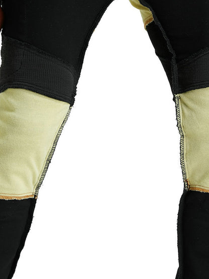 Men’s Green Camouflage Motorcycle Pants with Kevlar Reinforcement and CE Protectors