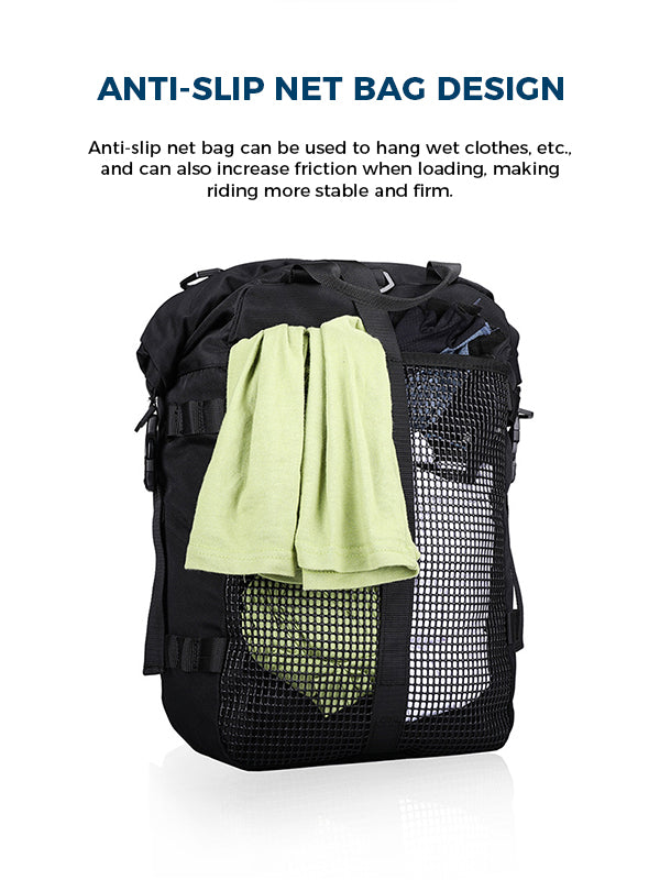 3 Sizes Motorcycle Tail Bag Carrier Set