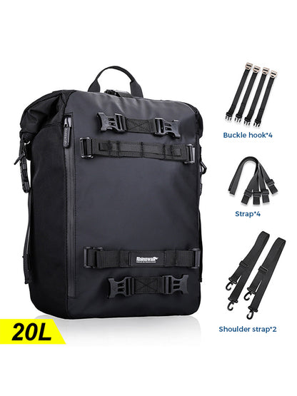 3 Sizes Motorcycle Tail Bag Carrier Set