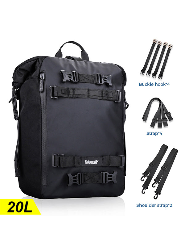 3 Sizes Motorcycle Tail Bag Carrier Set