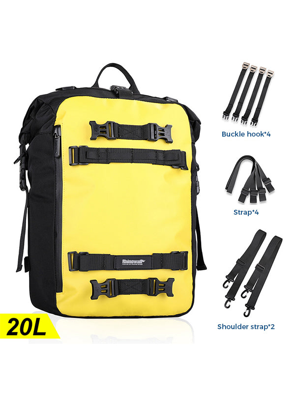 3 Sizes Motorcycle Tail Bag Carrier Set
