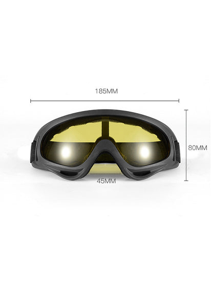Outdoor Cycling Goggles – Motorcycle, Sports & Tactical Windproof Mask with Anti-Fog Lens, Adjustable Strap, Helmet-Compatible