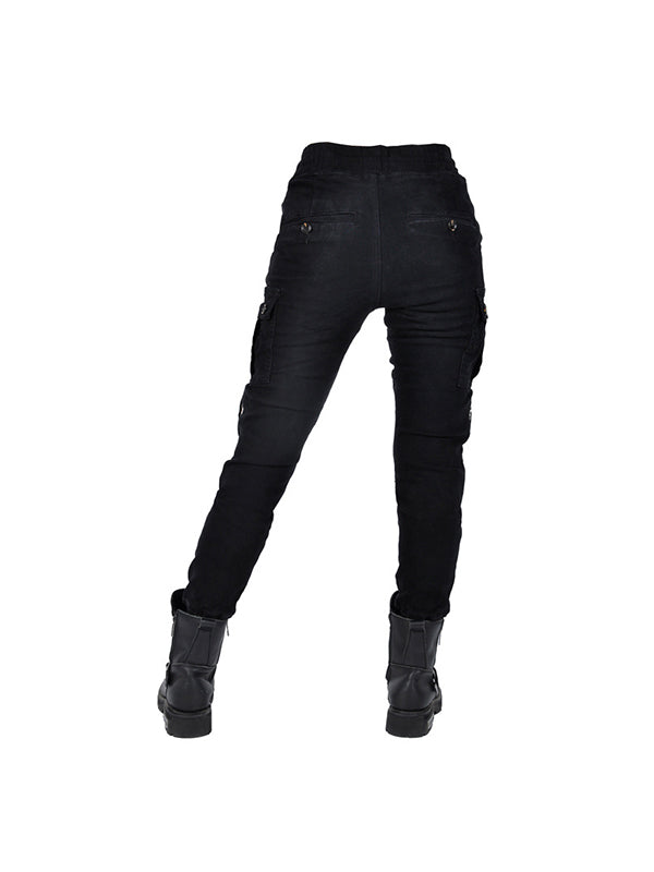 Women's Motorcycle Riding Pants with Kevlar Reinforcement and CE Protectors