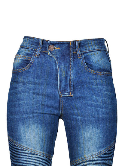 Women's Vintage Motorcycle Riding Jeans