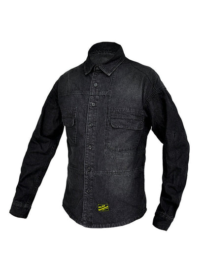 Men's Retro Motorcycle Denim Shirt