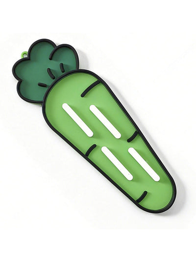 Silicone heat-resistant stove spoon holder