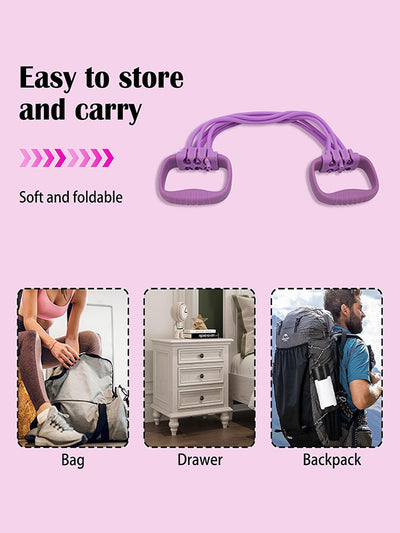 Elastic Resistance Band for Stretching and Slimming