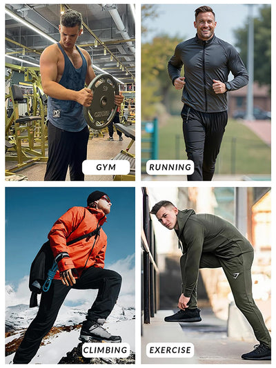 Men's Quick-Dry Pants with Zipper Pockets