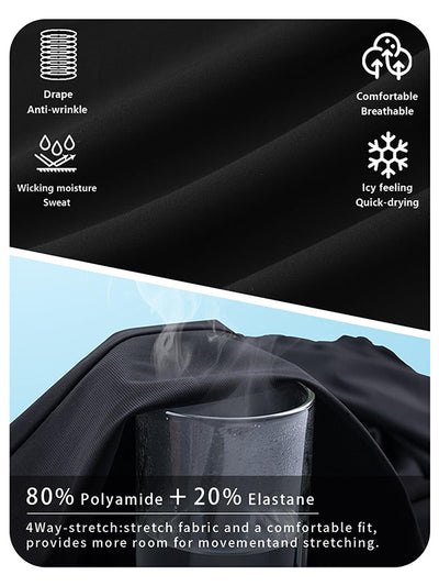 Men's Quick-Dry Pants with Zipper Pockets
