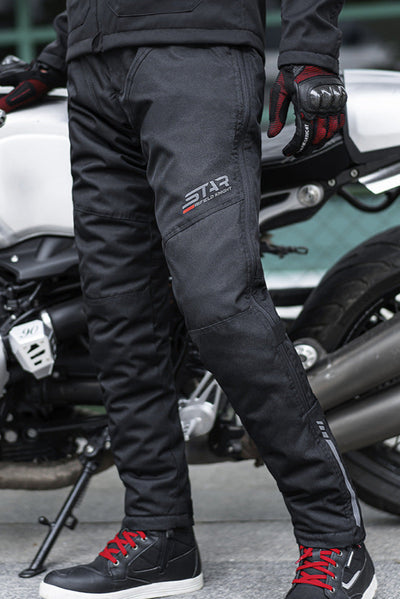 Warm And Quick-Release Motorcycle Pants with CE Certified Knee Guards