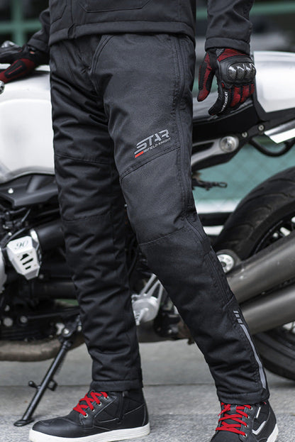 Warm And Quick-Release Motorcycle Pants with CE Certified Knee Guards