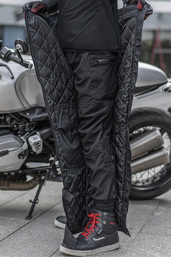 Warm And Quick-Release Motorcycle Pants with CE Certified Knee Guards