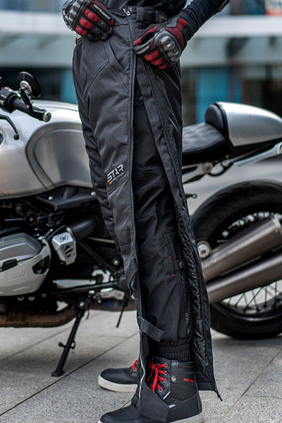 Warm And Quick-Release Motorcycle Pants with CE Certified Knee Guards