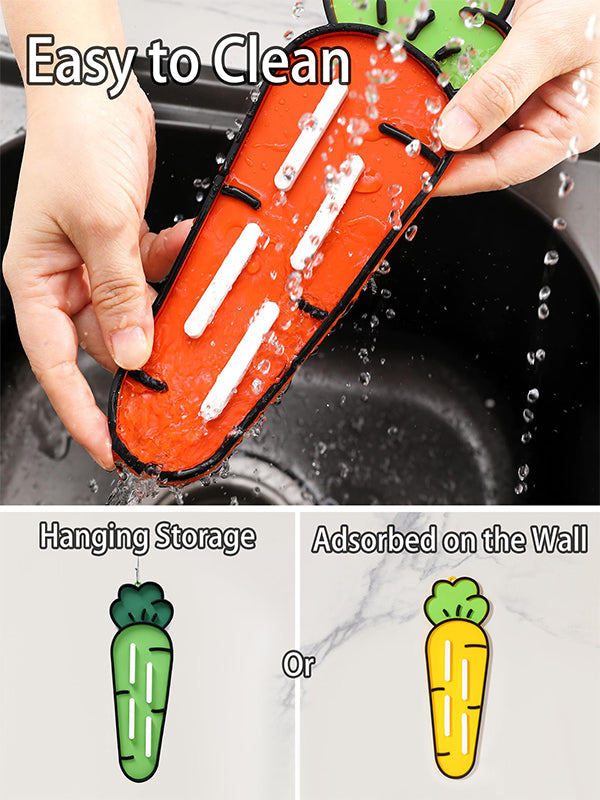 Silicone heat-resistant stove spoon holder
