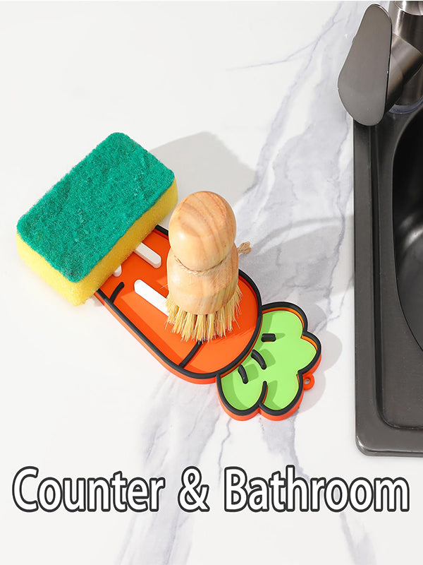 Silicone heat-resistant stove spoon holder