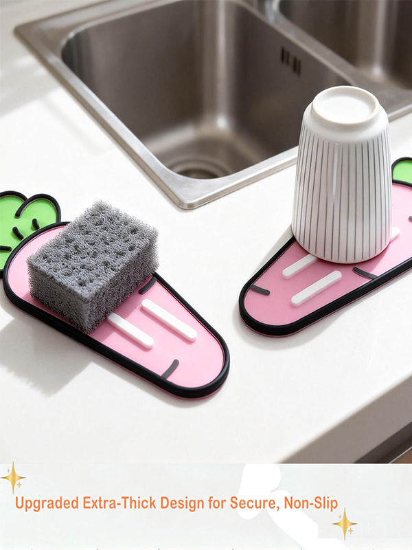 Silicone heat-resistant stove spoon holder