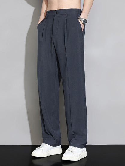 Comfort Ice Silk Flexible Casual Pants