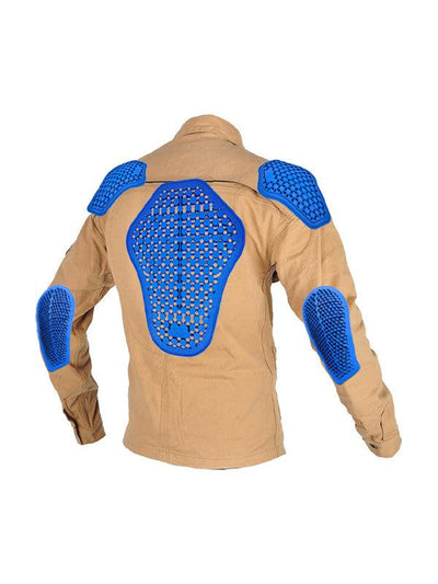 Men's Retro Windproof and Anti-fall Cycling Long Sleeve Shirt