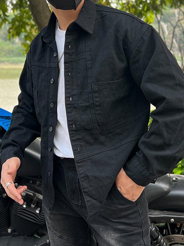 Men's Retro Casual Anti Fall Cycling Long Sleeve Shirt