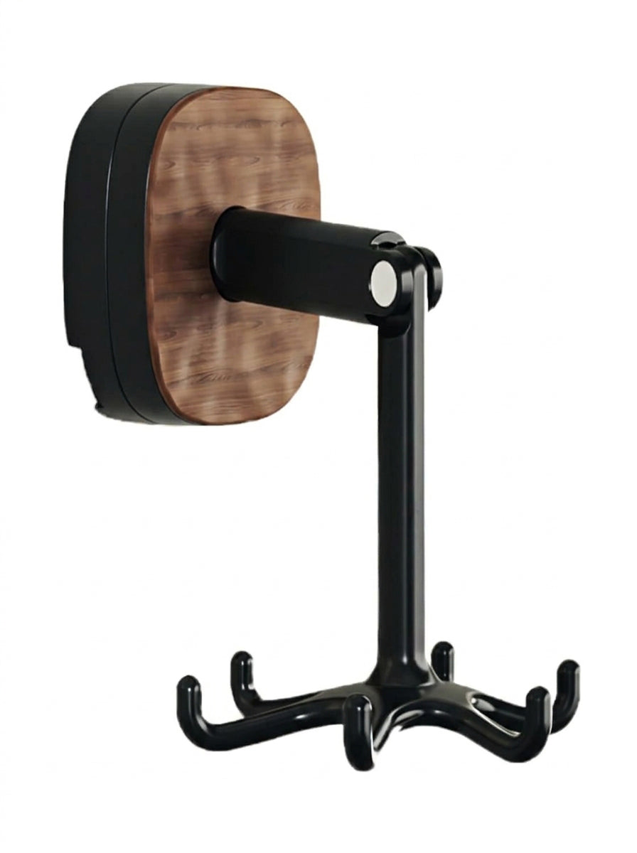 Wall-mounted rotatable suction cup hook