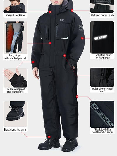 Winter Outdoor Insulated Riding One-Piece