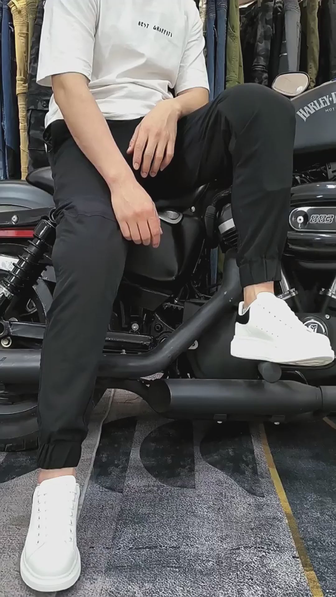 Men's Motorcycle Cargo Pants: Breathable, Tough, Reflective