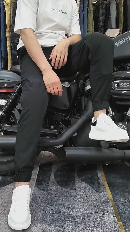 Men's Motorcycle Cargo Pants: Breathable, Tough, Reflective