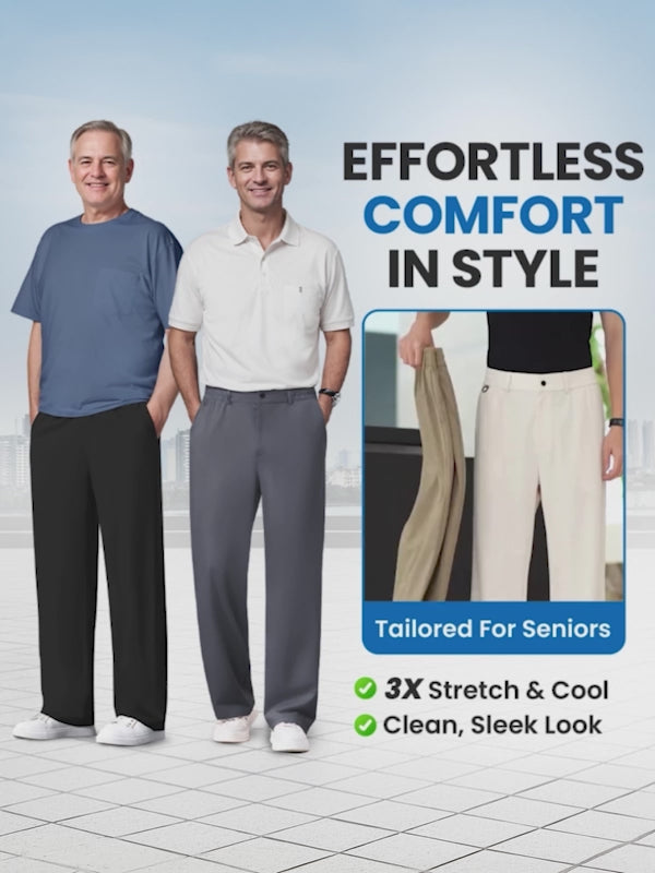 Comfort Ice Silk Flexible Casual Pants