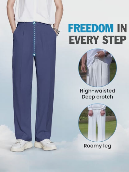 Comfort Ice Silk Flexible Casual Pants