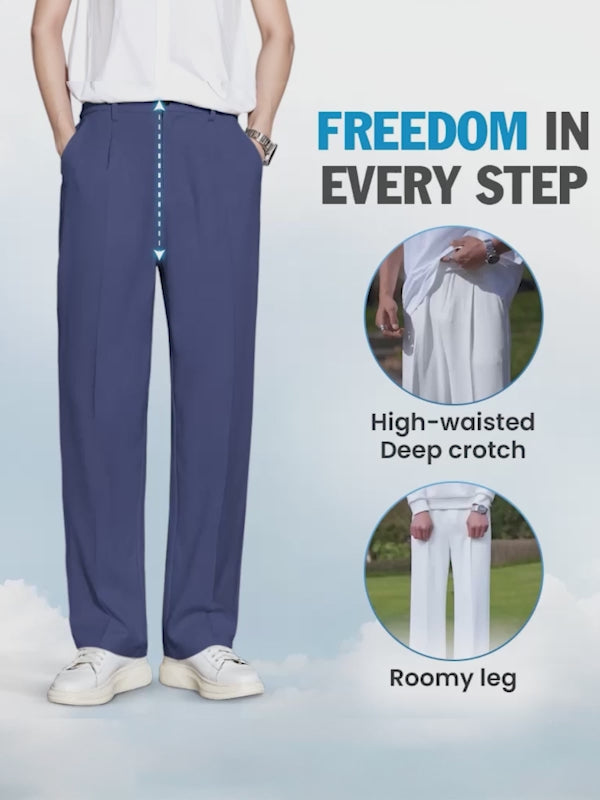 Comfort Ice Silk Flexible Casual Pants