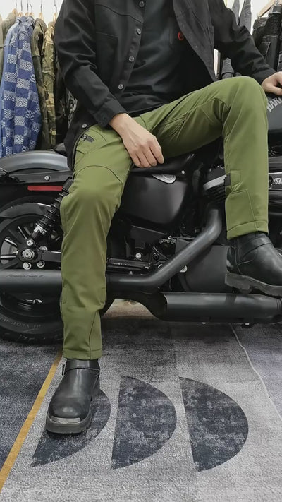 Men’s Waterproof Cargo Pants with  Knee & Hip Protectors