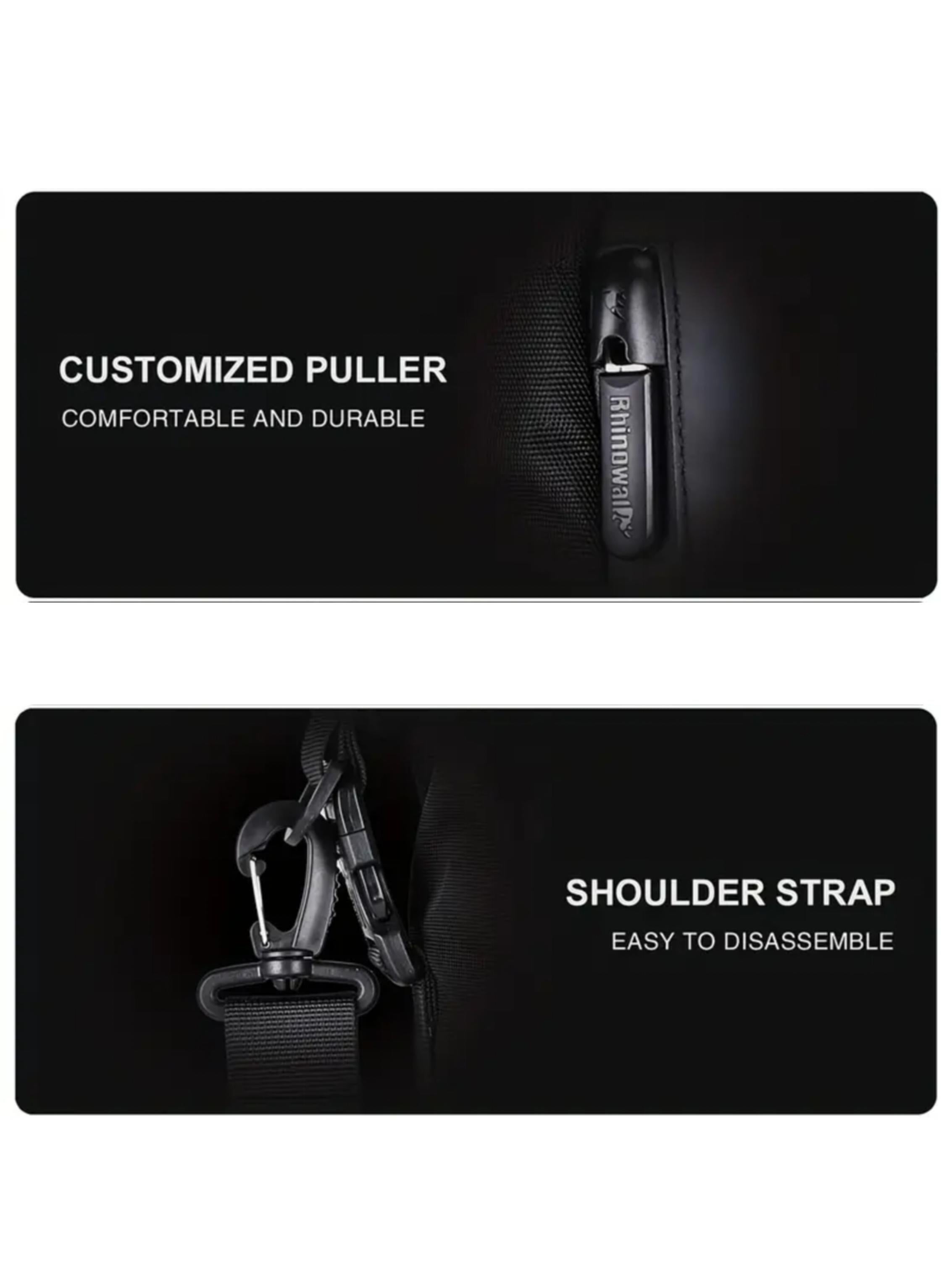 3 Sizes Motorcycle Tail Bag Carrier Set