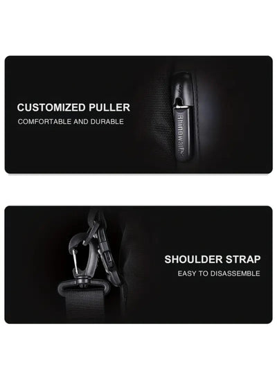 3 Sizes Motorcycle Tail Bag Carrier Set